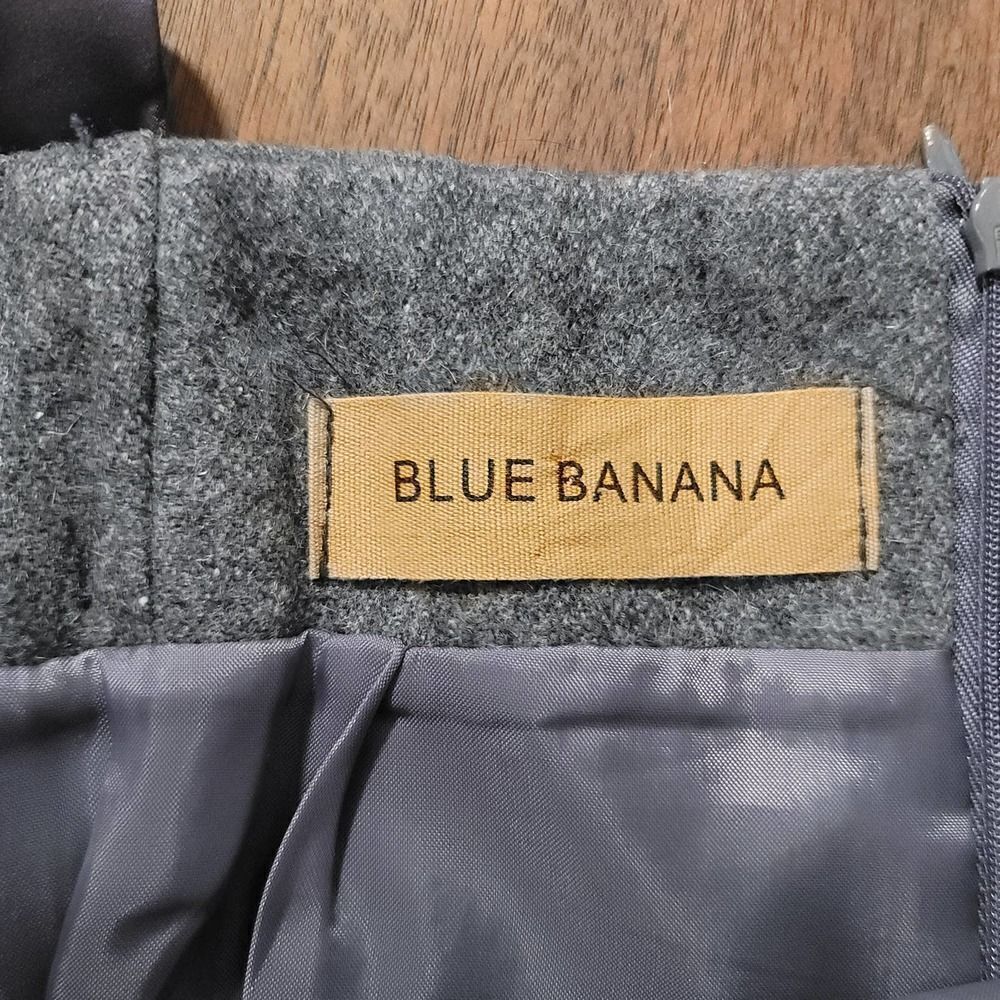 Blue Banana Wool Dress Sz M - Picture 5 of 5